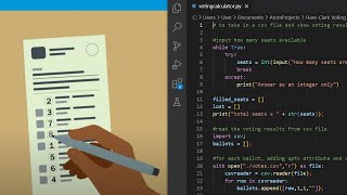Hare-Clark Voting Results Calculator | Portfolio Project | Python