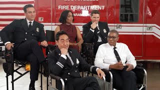 Behind the scenes with the cast of 9-1-1