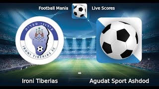 🔴 LIVE : Agudat Sport Ashdod vs Ironi Tiberias | Liga | אגודת ספורט אשדוד נגד עירוני טבריה בשידור חי
