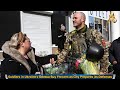 Soldiers in Ukraine’s Odessa Buy Flowers as City Prepares its Defenses