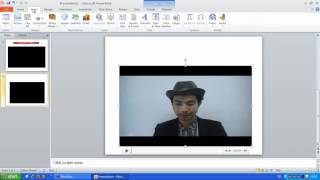 การใส่ไฟล์วีดีโอในPowerPoint