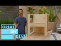 How To Build A Table And Chair In One | DIY | Great Home Ideas