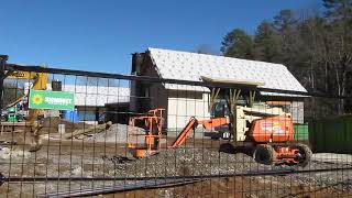 Neues Besucherzentrum im Vogel State Park, Check-in läuft, Februar 2025