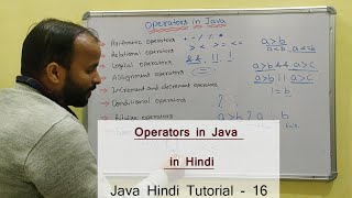Operators in Java programs in Hindi - 16 | Java tutorial | CSE gyan