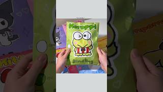 keroppi blind bag 💚🐸#sanrio #hellokitty #kawaii#diy#craft #blindbag#asmr#unboxing #papercraft#kpop