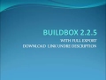 buildbox 2.2.5 with full export