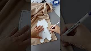 Make your own cat plushie with my PDF Pattern 🧡 Link in comments! #shorts