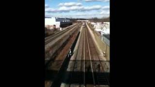 WMATA Metrorail Green Line from pedestrian bridge