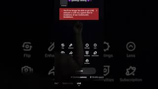 Tophia has been permanently banned from going live on her main account.