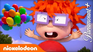 Chuckie Goes FLYING For His Balloon 🎈 | Rugrats | Nicktoons