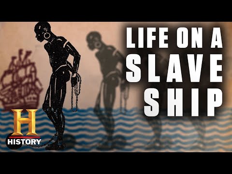 What did ships transport on the middle passage?