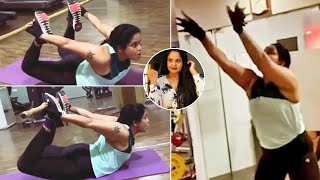 Actress Pragathi Latest Work Out Video | Pragathi Latest Video | Daily Culture