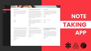 Note-Taking App Tutorial in React JS | React JS, Sass & React Redux | Build Notes App with React