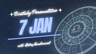 7 January Zodiac Horoscope: Birthday Personality & Traits Revealed
