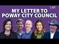 Poway City Council - Letter re Life Time Fitness at The Farm in Poway