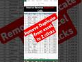 Delete Duplicates in 1 Minute or Less with EXCEL