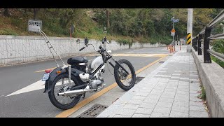 honda super cub chopper custom