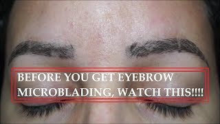 EYEBROW MICROBLADING HEALING PROCESS & DETAILS FROM DAY 1 TO WEEK 6