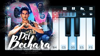 Dil Bechara Title Track | Easy Piano Cover | Sushant Singh Rajput | A.R.Rahman | TEOH Piano