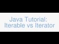 Java Iterable vs Iterator tutorial and code