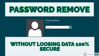 Windows 8.1/8/10 Password Remove Bypass|Win 8.1 Reset Password Any Laptop Or Pc
