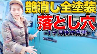 【洗車】マットカラー全塗装DIY車の水垢、1300円で解決！取り方と予防法！