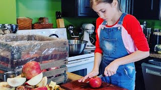 My Lazy Bread Recipe ~ Pepper Seed Selections ~ Canning Apple Juice ~ Large Family Life