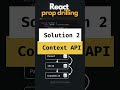 prop drilling in react | composition vs context api