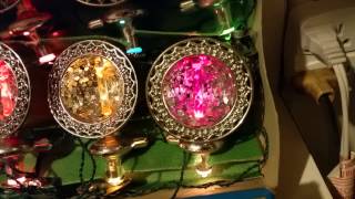 Vintage Italian Christmas Bubble Lights