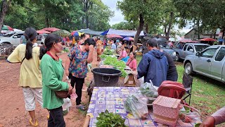 เลาะตลาดนัด ชุมชนบ้านขุมคำ อาหารตามฤดูกาลหน้าฝน ตำบลแก่งเค็ง อำเภอกุดข้าวปุ้น อุบลราชธานี