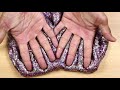 adding too much glitter into clear slime satisfying glitter slime smoothie