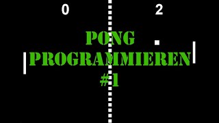 Pong programmieren #1 | in Java