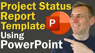 How to Make a Project Status Report Template with PowerPoint - Simple Design Tutorial
