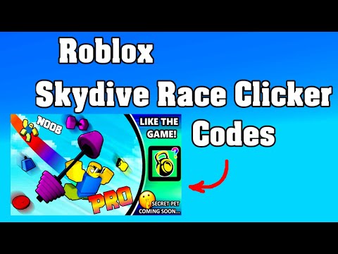 Roblox Skydive Race Clicker Codes !