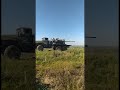 Russian forces firing S60 57mm at Ukrainian forces