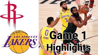 Rockets vs Lakers HIGHLIGHTS Full Game | NBA Playoff Game 1