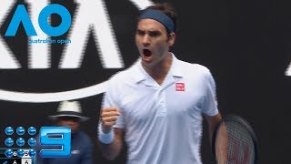 Australian Open Highlights: Daniel Evans v Roger Federer - Round 2/Day 3 | Wide World Of Sports