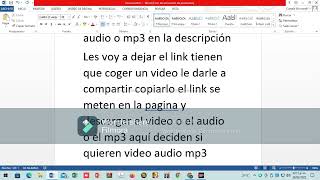 tutorial de como descargar cualquier video audio y mp3