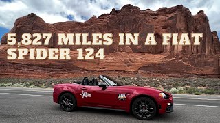 The Open Road Awaits: A Fiat 124 Spider Road Trip Journey