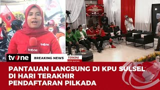 Danny-Azhar Daftar Pilgub ke KPU Sulsel Sore Ini | Breaking News tvOne