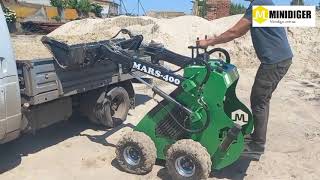 Міні Погрузчик МАРС 400 HL minidiger загрузка піску 0,1 куба за 35 секунд