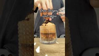 Oreo Dalgona iced coffee #viralvideo #coffee #shorts #trending #song #oreo #morning #cooking