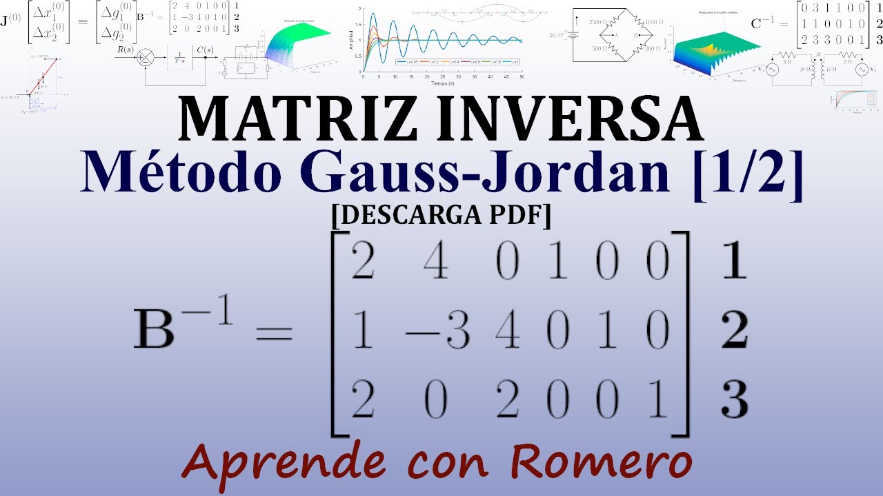 Como Hallar La Inversa De Una Matriz Por El Metodo De Gauss - Printable ...