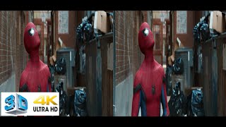 Spiderman Homecoming Escena En 3D SBS  En 4k