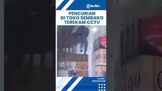 Pencurian di Toko Sembako Daerah Kerobokan Kelod Terekam CCTV