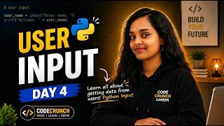 Learn Python User Input in One Video | Day 4 | 100 Days of Python