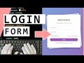 ASMR Programming - Modern Login Form - No Talking [4K - HQ]