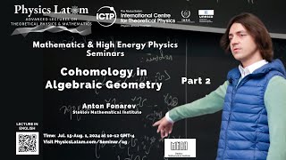 Cohomology of Sheaves 1 | Cohomology in Algebraic Geometry - Anton Fonarev (Part 2)