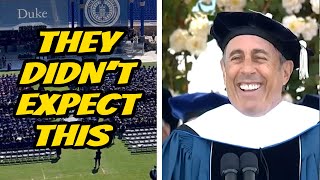 Crowd Roars at Jerry Seinfeld’s Message for ‘Woke’ Students [SUPERCUT]