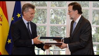 Macri recibió a Rajoy en Casa Rosada